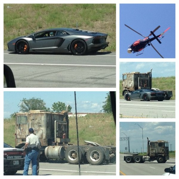 Transformers 4 New Images Of Lamborghini Aventador And Old Optimus 